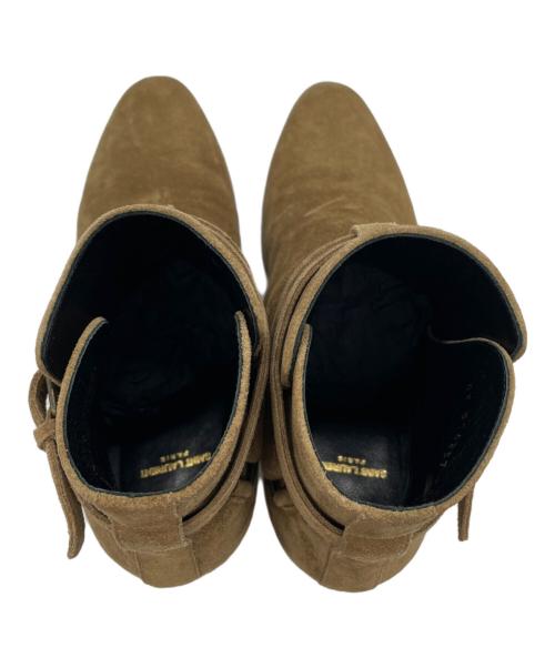 Saint Laurent Paris（サンローランパリ）Saint Laurent Paris (サンローランパリ) ワイアットジョッパーブーツ ブラウン サイズ:38 1/2の古着・服飾アイテム