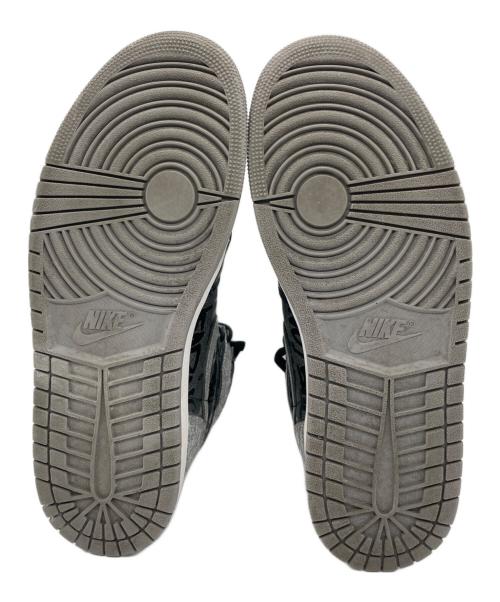 NIKE（ナイキ）NIKE (ナイキ) ハイカットスニーカー AIR JORDAN1 HIGH OG Rebellionaire グレー サイズ:28の古着・服飾アイテム