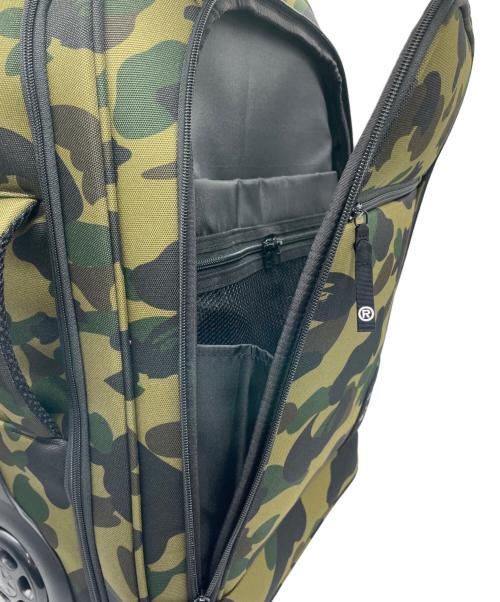 A BATHING APE（ア ベイシング エイプ）A BATHING APE (ア ベイシング エイプ) キャリーバッグ グリーン 未使用品の古着・服飾アイテム