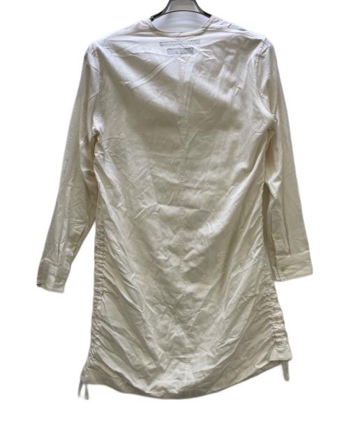 JULIUS（ユリウス）JULIUS (ユリウス) 2022-2023コレクション ドレープネックカットソー ベージュ サイズ:7の古着・服飾アイテム