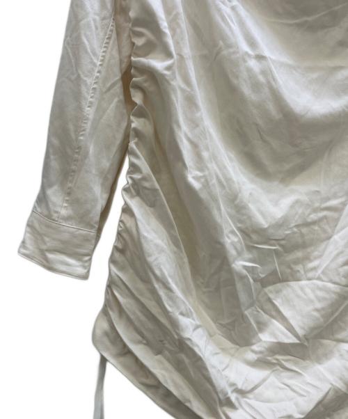 JULIUS（ユリウス）JULIUS (ユリウス) 2022-2023コレクション ドレープネックカットソー ベージュ サイズ:7の古着・服飾アイテム