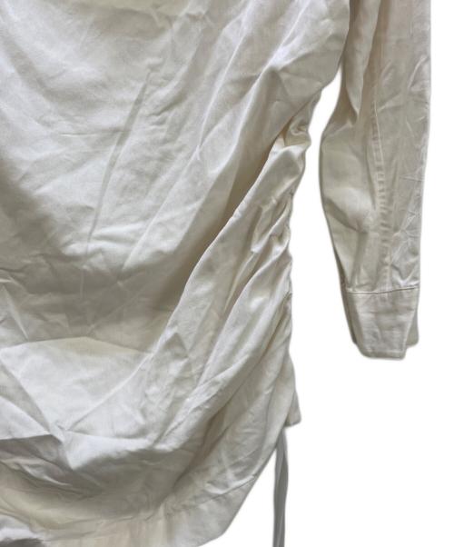 JULIUS（ユリウス）JULIUS (ユリウス) 2022-2023コレクション ドレープネックカットソー ベージュ サイズ:7の古着・服飾アイテム