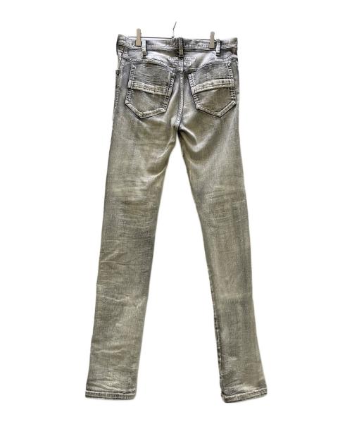 JULIUS（ユリウス）JULIUS (ユリウス) クラッシュジーンズ グレー サイズ:1の古着・服飾アイテム