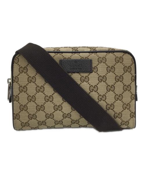 GUCCI（グッチ）GUCCI (グッチ) ウエストバッグ ベージュの古着・服飾アイテム