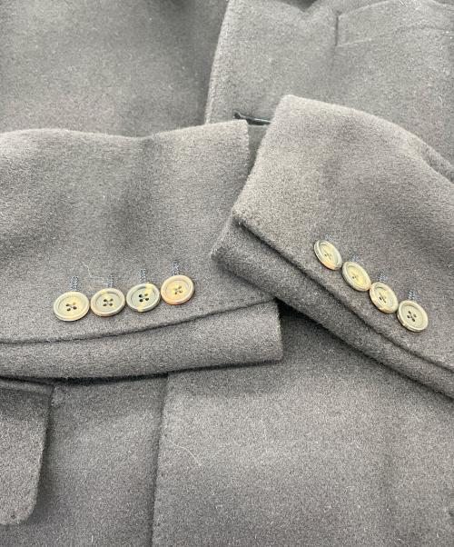 LARDINI（ラルディーニ）LARDINI (ラルディーニ) チェスターコート ブラック サイズ:46の古着・服飾アイテム