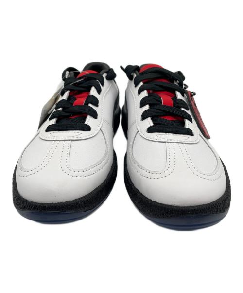 PUMA（プーマ）PUMA (プーマ) ATMOS (アトモス) PALERMO P3R ATMOS　「ペルソナ３ リロード」コラボ ホワイト×ブラック サイズ:24.5の古着・服飾アイテム