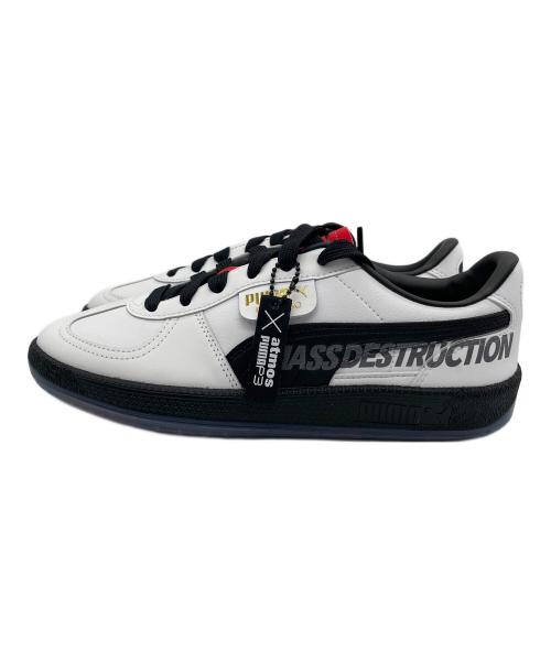 PUMA（プーマ）PUMA (プーマ) ATMOS (アトモス) PALERMO P3R ATMOS　「ペルソナ３ リロード」コラボ ホワイト×ブラック サイズ:24.5の古着・服飾アイテム