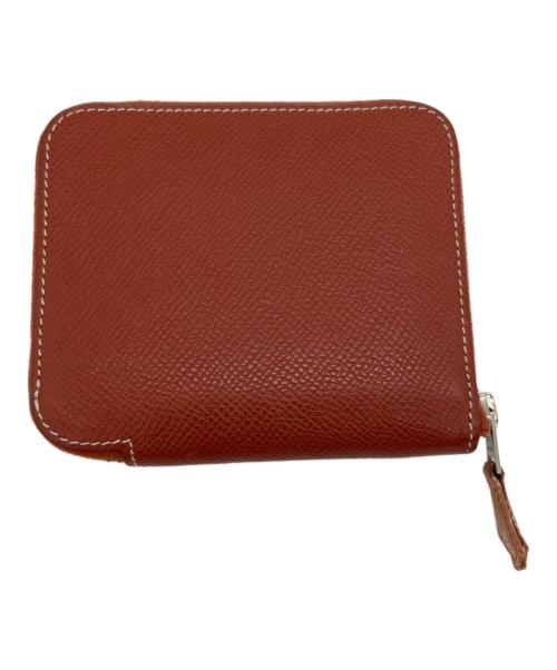 HERMES（エルメス）HERMES (エルメス) シルクインコンパクトウォレット ブラウンの古着・服飾アイテム
