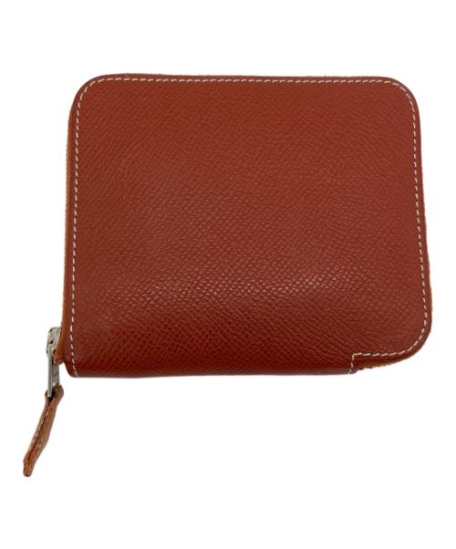 HERMES（エルメス）HERMES (エルメス) シルクインコンパクトウォレット ブラウンの古着・服飾アイテム