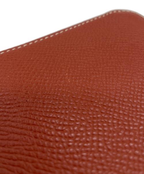 HERMES（エルメス）HERMES (エルメス) シルクインコンパクトウォレット ブラウンの古着・服飾アイテム