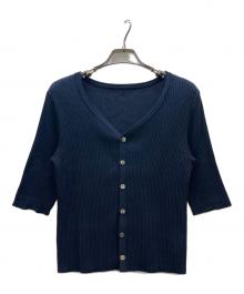 GALERIE VIE（ギャルリーヴィー）の古着「カーディガン」｜ネイビー