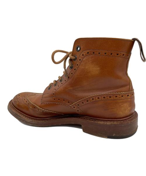 Tricker's（トリッカーズ）Tricker's (トリッカーズ) ウィングチップブーツ ブラウン サイズ:8.5の古着・服飾アイテム