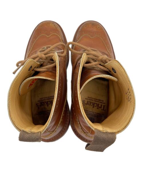 Tricker's（トリッカーズ）Tricker's (トリッカーズ) ウィングチップブーツ ブラウン サイズ:8.5の古着・服飾アイテム