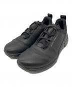 ECCOエコー）の古着「ゴルフシューズ」｜ブラック