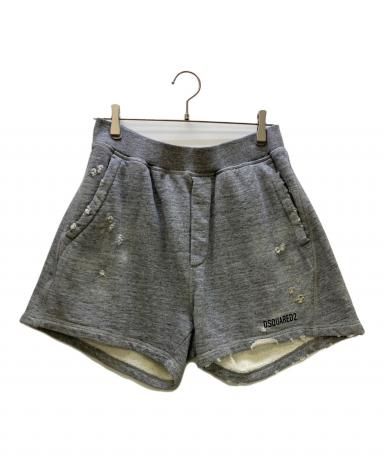 DSQUARED2 ダメージ加工 ショートパンツ 中古・古着通販】DSQUARED2 (ディースクエアード) ダメージ加工