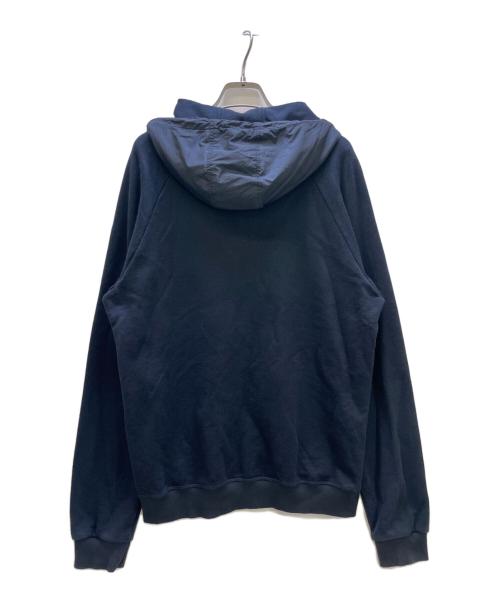 PRADA（プラダ）PRADA (プラダ) ナイロン切替ジップパーカー ネイビー サイズ:XLの古着・服飾アイテム