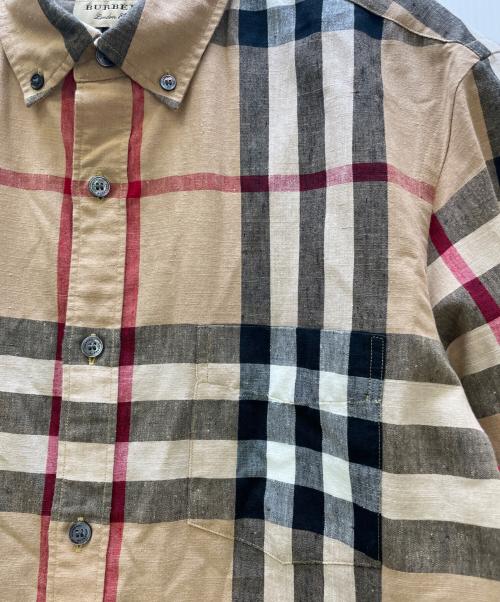 BURBERRY（バーバリー）BURBERRY (バーバリー) 長袖シャツ ブラウン サイズ:Mの古着・服飾アイテム