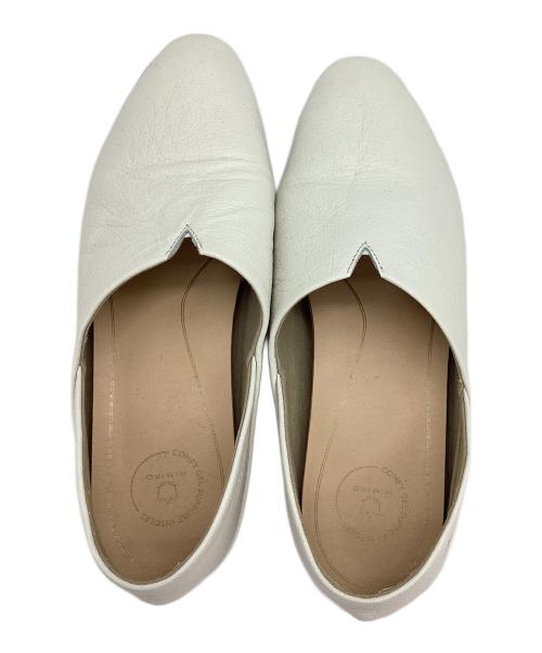 卑弥呼（ヒミコ）卑弥呼 (ヒミコ) ソフトフラットシューズ ホワイト サイズ:23の古着・服飾アイテム