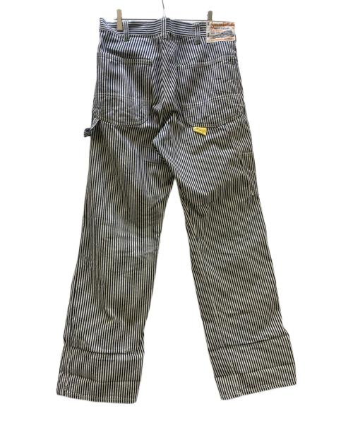 SUGAR CANE（シュガーケーン）SUGAR CANE (シュガーケーン) 11oz ヒッコリーストライプ ワークパンツ ネイビー×ホワイト サイズ:32の古着・服飾アイテム