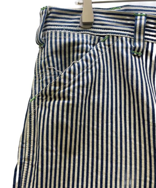 SUGAR CANE（シュガーケーン）SUGAR CANE (シュガーケーン) 11oz ヒッコリーストライプ ワークパンツ ネイビー×ホワイト サイズ:32の古着・服飾アイテム
