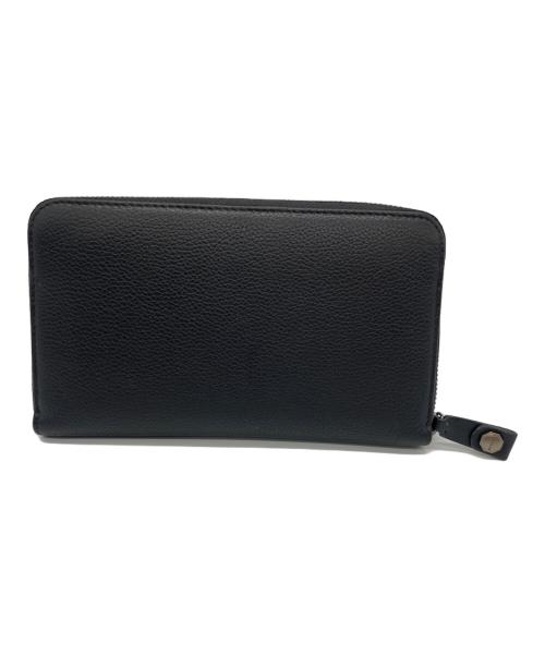 BVLGARI（ブルガリ）BVLGARI (ブルガリ) ラウンドファスナー財布 ブラックの古着・服飾アイテム