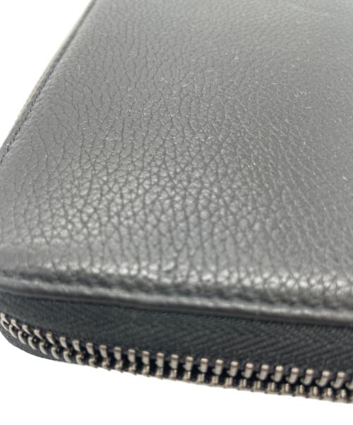 BVLGARI（ブルガリ）BVLGARI (ブルガリ) ラウンドファスナー財布 ブラックの古着・服飾アイテム