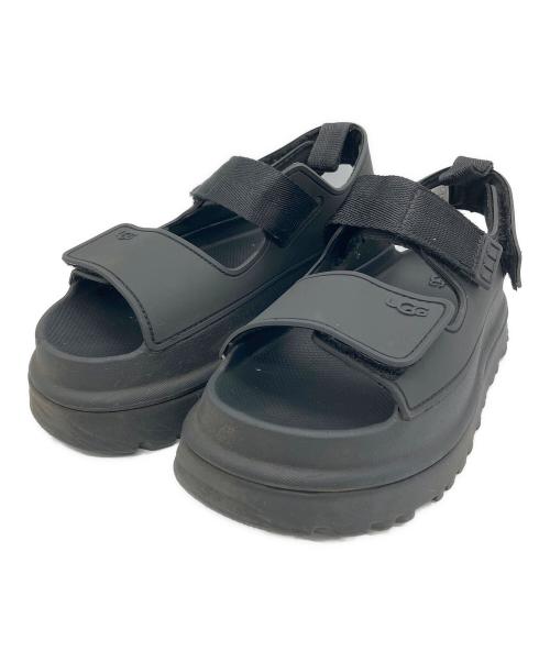 UGG（アグ）UGG (アグ) サンダル GOLDENGLOW ブラック サイズ:22の古着・服飾アイテム