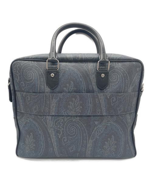 ETRO（エトロ）ETRO (エトロ) ブリーフケース ネイビーの古着・服飾アイテム