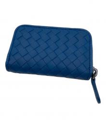 BOTTEGA VENETA（ボッテガベネタ）の古着「イントレチャートコインケース」｜ブルー