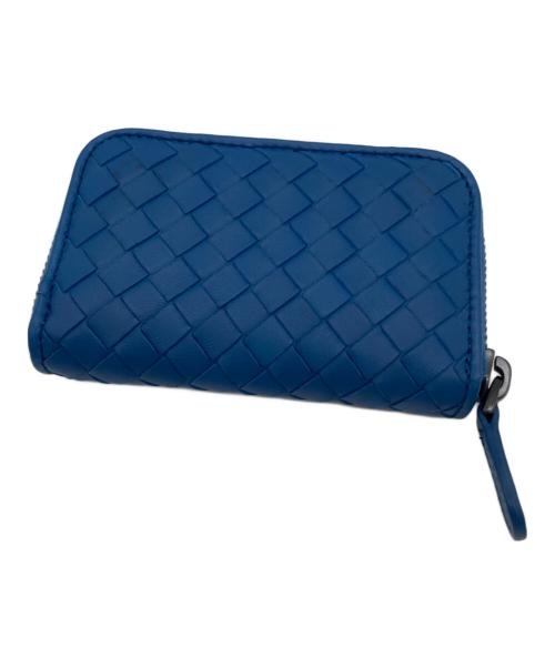 BOTTEGA VENETA（ボッテガベネタ）BOTTEGA VENETA (ボッテガベネタ) イントレチャートコインケース ブルーの古着・服飾アイテム