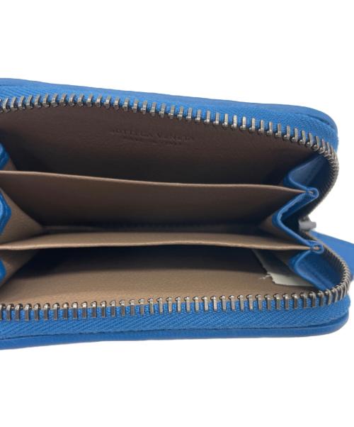 BOTTEGA VENETA（ボッテガベネタ）BOTTEGA VENETA (ボッテガベネタ) イントレチャートコインケース ブルーの古着・服飾アイテム