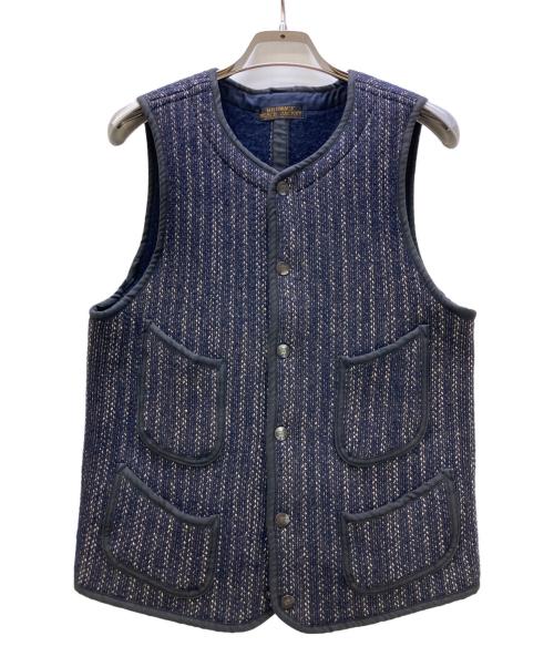 BROWN'S BEACH JACKET（ブラウンズビーチジャケット）BROWN'S BEACH JACKET (ブラウンズビーチジャケット) ベスト ネイビー サイズ:36の古着・服飾アイテム