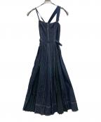 CASA FLINEカーサフライン）の古着「ノースリーブ・キャミソールワンピース」｜インディゴ