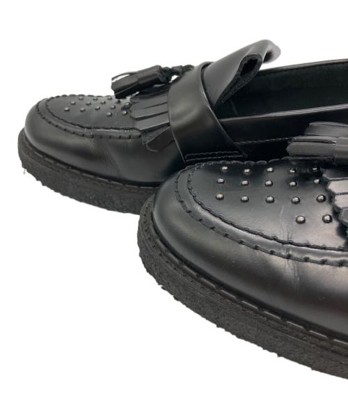 FRED PERRY（フレッドペリー）FRED PERRY (フレッドペリー) GEORGE COX (ジョージコックス) タッセルローファー ブラック サイズ:UK5の古着・服飾アイテム