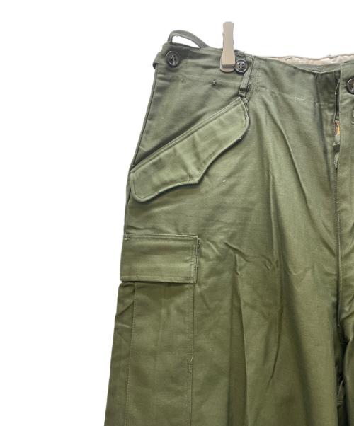 不明（フメイ）不明 (フメイ) ミリタリーパンツ アメリカ軍 M-51 グリーン サイズ:MIDIUMの古着・服飾アイテム