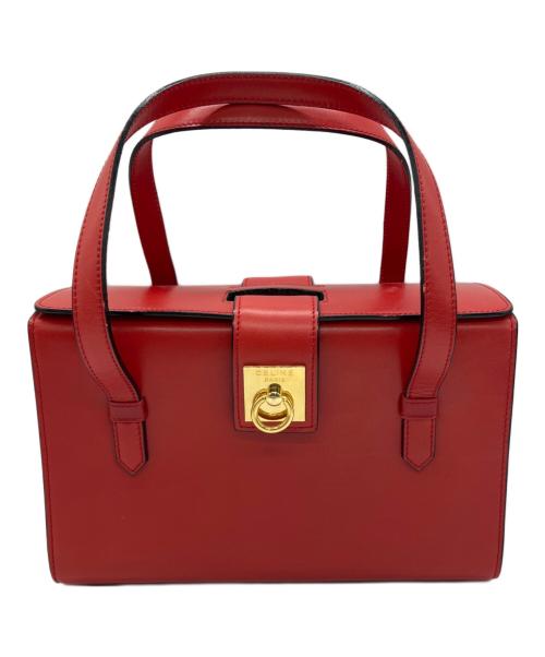 CELINE（セリーヌ）CELINE (セリーヌ) ハンドバッグ レッドの古着・服飾アイテム
