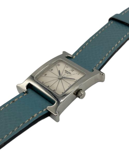 HERMES（エルメス）HERMES (エルメス) リストウォッチ Hウォッチ ホワイトの古着・服飾アイテム