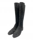 TORY BURCHトリーバーチ）の古着「ロングブーツ」｜グレー