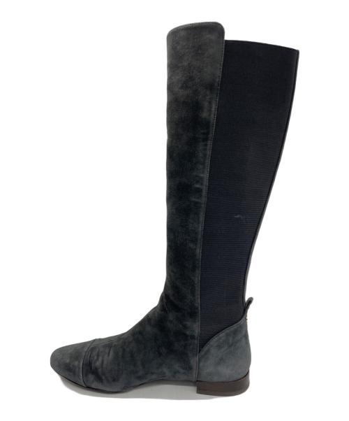 TORY BURCH（トリーバーチ）TORY BURCH (トリーバーチ) ロングブーツ グレー サイズ:8Mの古着・服飾アイテム