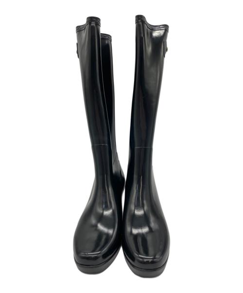 HUNTER（ハンター）HUNTER (ハンター) レインブーツ ブラック サイズ:US7の古着・服飾アイテム