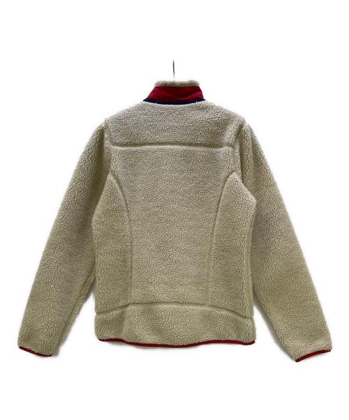 Patagonia（パタゴニア）Patagonia (パタゴニア) フリースジャケット ベージュ×レッド サイズ:Mの古着・服飾アイテム