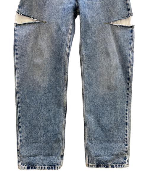 Maison Margiela（メゾンマルジェラ）Maison Margiela (メゾンマルジェラ) SLASH DETAIL DENIM PANTS インディゴ サイズ:38の古着・服飾アイテム