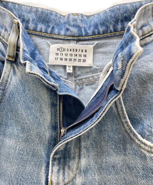 Maison Margiela（メゾンマルジェラ）Maison Margiela (メゾンマルジェラ) SLASH DETAIL DENIM PANTS インディゴ サイズ:38の古着・服飾アイテム
