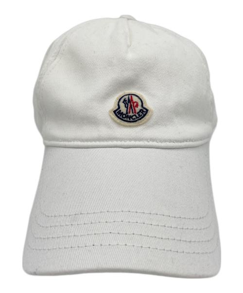 MONCLER（モンクレール）MONCLER (モンクレール) キャップ BERRETTO ホワイトの古着・服飾アイテム