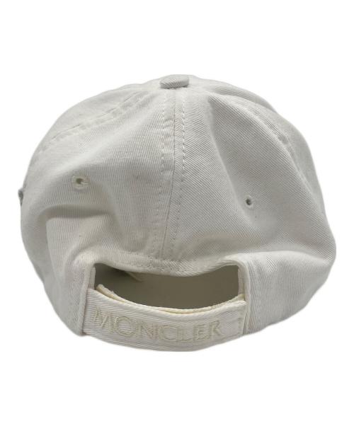 MONCLER（モンクレール）MONCLER (モンクレール) キャップ BERRETTO ホワイトの古着・服飾アイテム