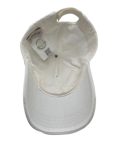 MONCLER（モンクレール）MONCLER (モンクレール) キャップ BERRETTO ホワイトの古着・服飾アイテム