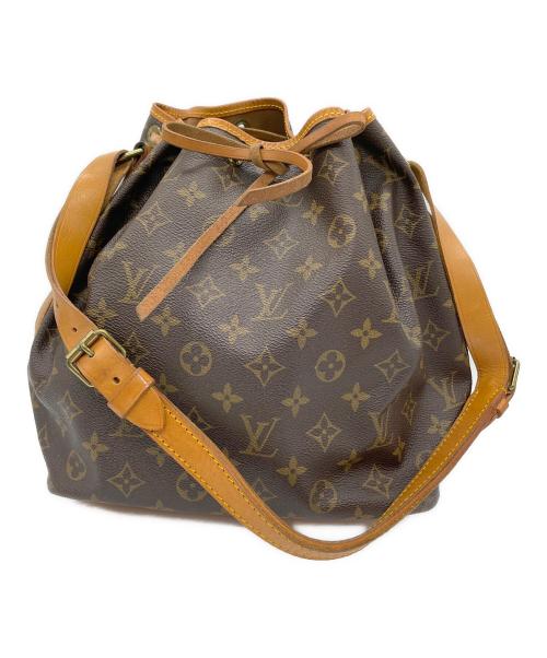LOUIS VUITTON（ルイ ヴィトン）LOUIS VUITTON (ルイ ヴィトン) ショルダーバッグ モノグラム プチノエ ブラウンの古着・服飾アイテム