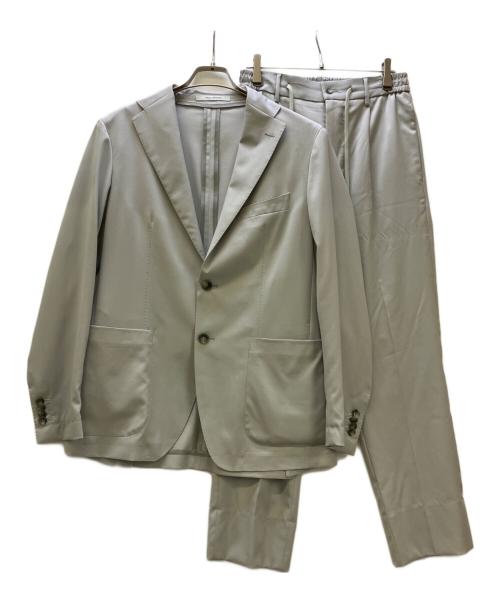 TAGLIATORE（タリアトーレ）TAGLIATORE (タリアトーレ) セットアップスーツ 2B JACKET DAKAR STRETCH ライトグレー サイズ:38の古着・服飾アイテム
