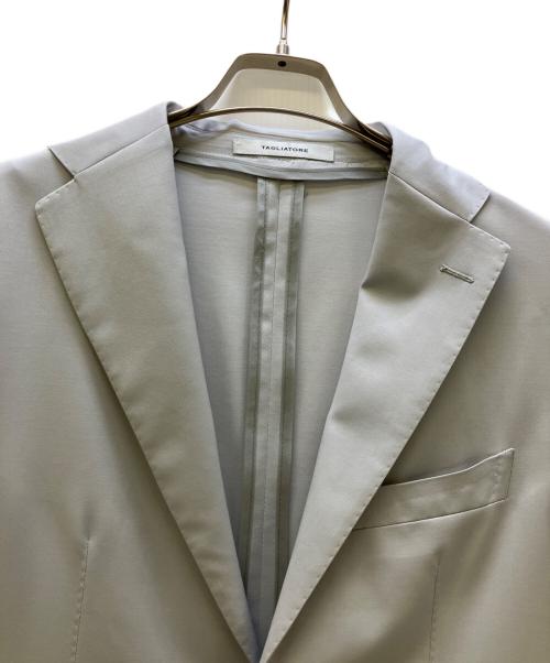 TAGLIATORE（タリアトーレ）TAGLIATORE (タリアトーレ) セットアップスーツ 2B JACKET DAKAR STRETCH ライトグレー サイズ:38の古着・服飾アイテム