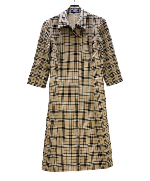 BURBERRY BLUE LABEL（バーバリー ブルー レーベル）BURBERRY BLUE LABEL (バーバリーロンドンブルーレーベル) 長袖ワンピース ベージュ サイズ:38の古着・服飾アイテム